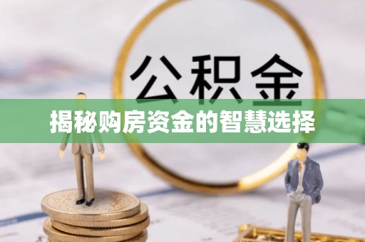 米易揭秘购房资金的智慧选择